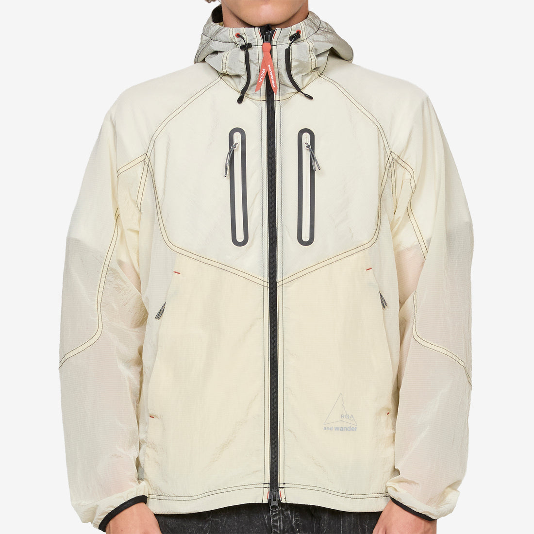 ROA x Ripstop Wind Jacket Off White Jackets
