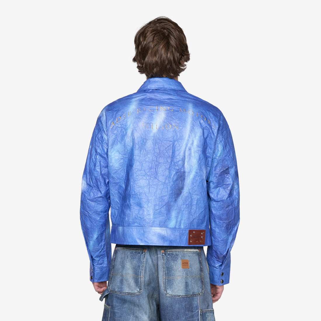 Wilson Printed Tyvek Jacket Blue Jackets