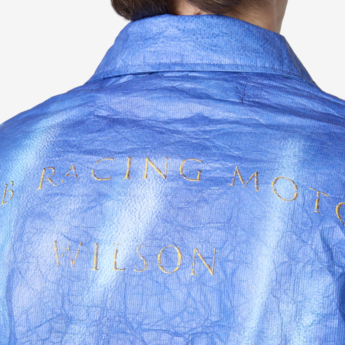 Wilson Printed Tyvek Jacket Blue Jackets