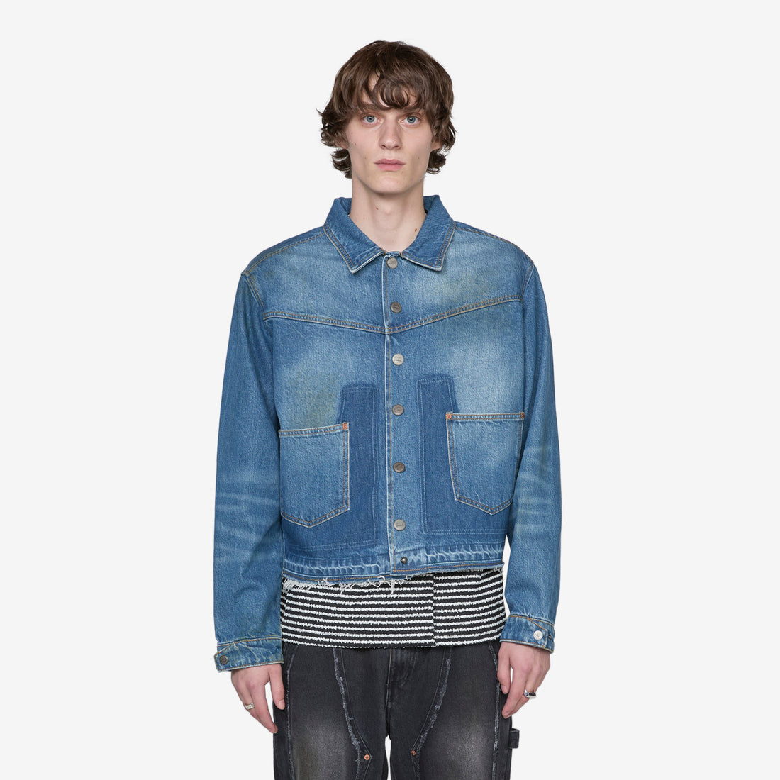 Rodeo Motorcycle Denim Jacket Blue Jackets