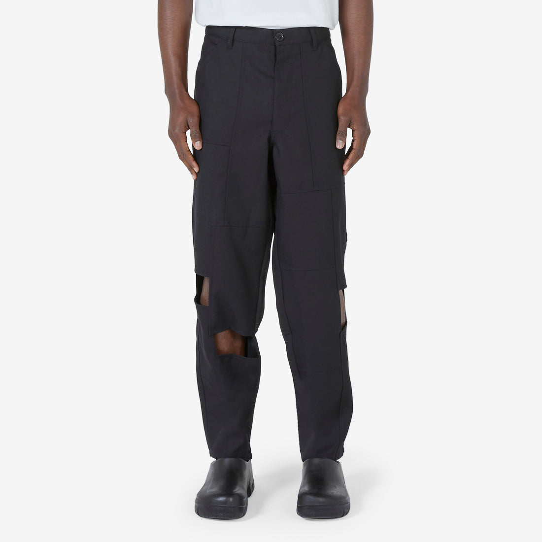 Panelled Pant Black Pants