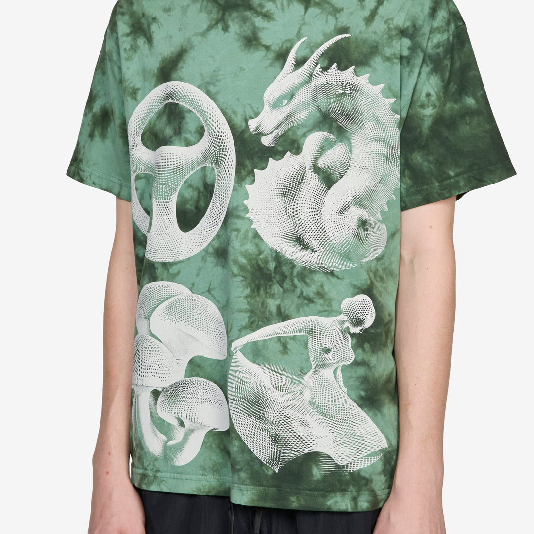 Disfunction T-Shirt Green Dye Tees