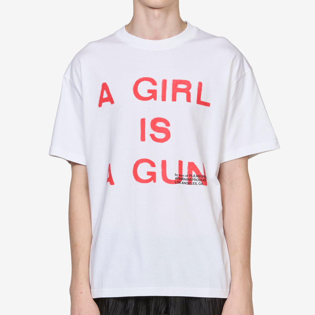 Girl Is A Gun T-Shirt White Tees