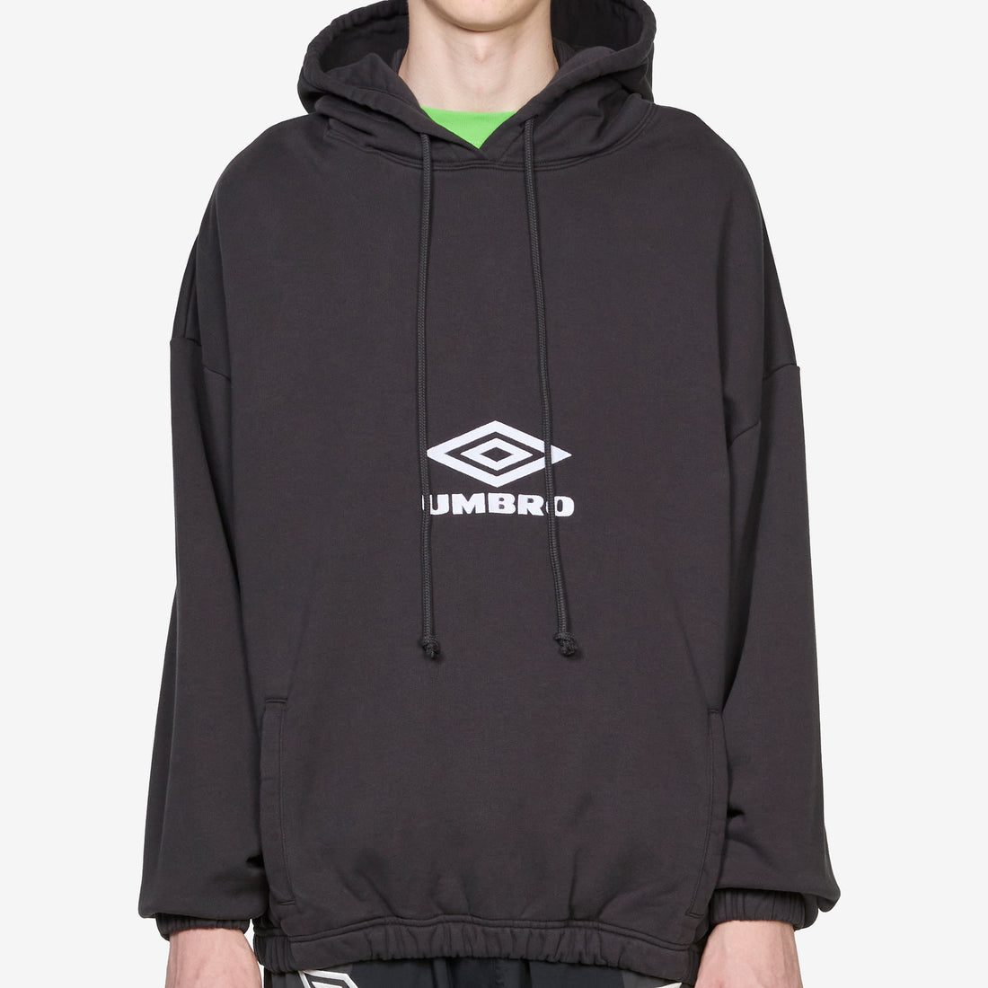 OG Logo Mask Hoodie Washed Black Jumpers