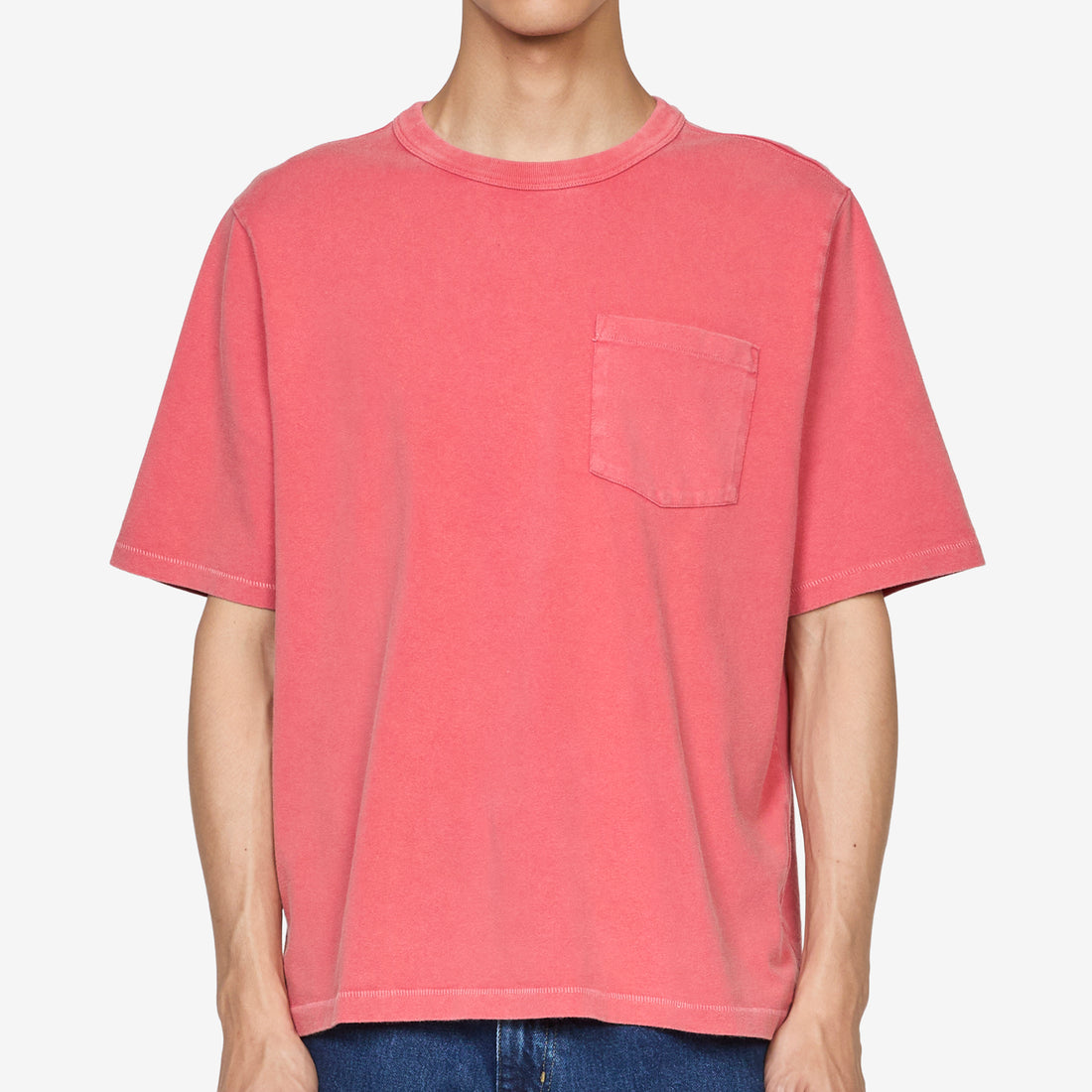 Garment Dye T-Shirt Red Tees