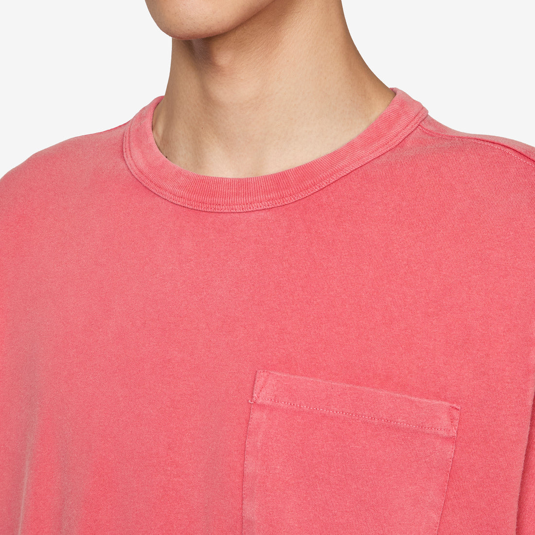 Garment Dye T-Shirt Red Tees