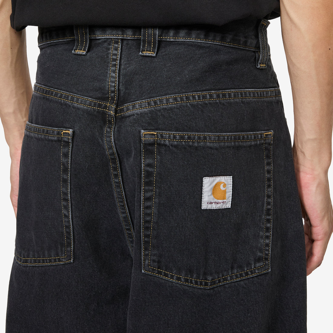 Brandon Pant Black Stone Wash Pants