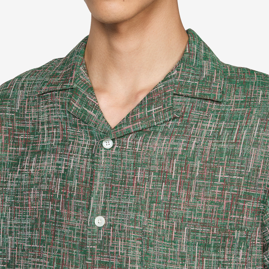 Summer Boucle Shirt Green Shirts