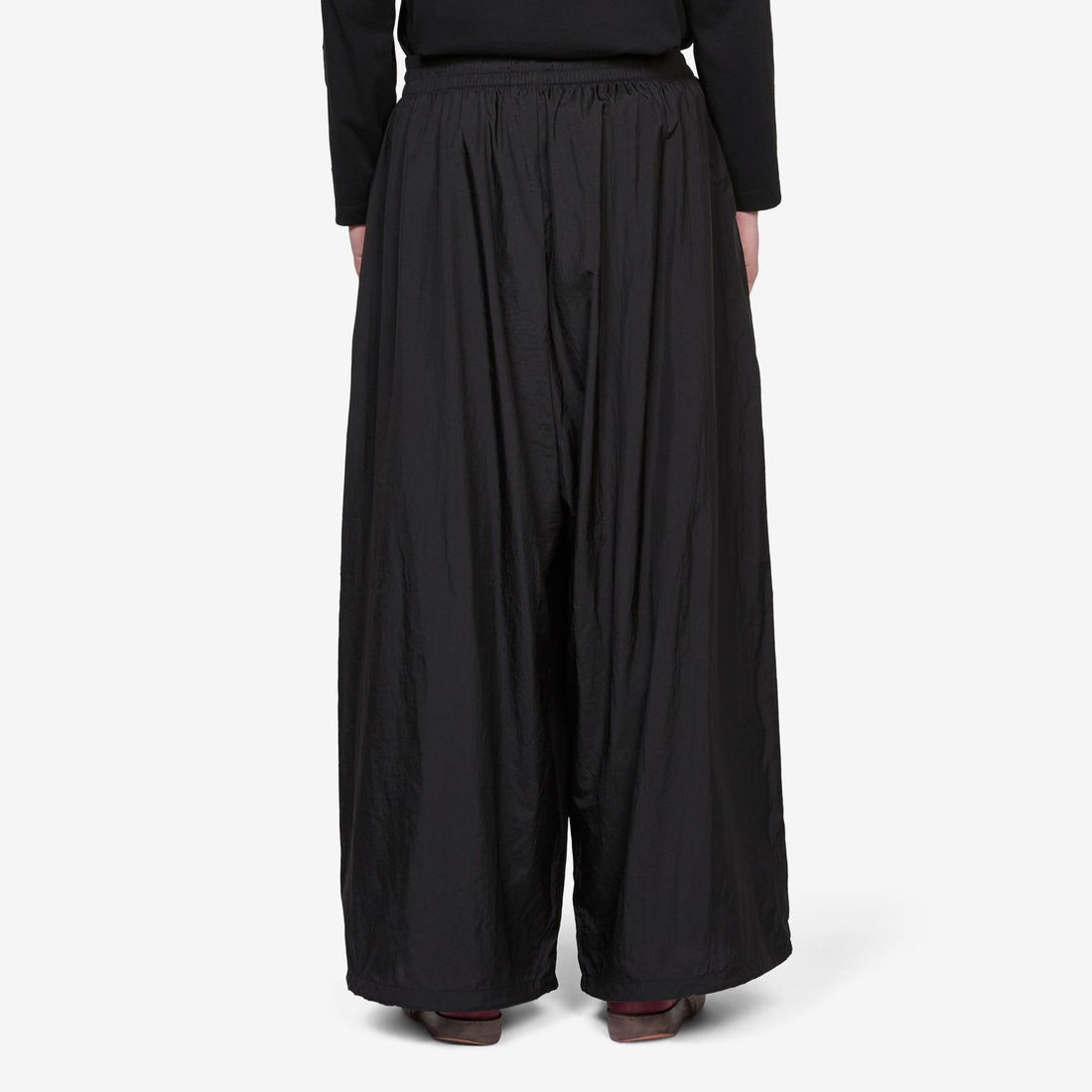 Y-3 Gradient 3 Stripes Nylon Wide Pants Black Pants