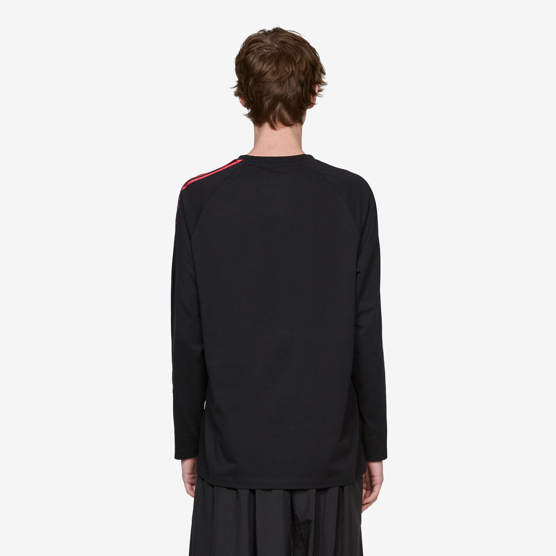 Y-3 Oversized Gradient Stripes Longsleeve T-Shirt Black Tees