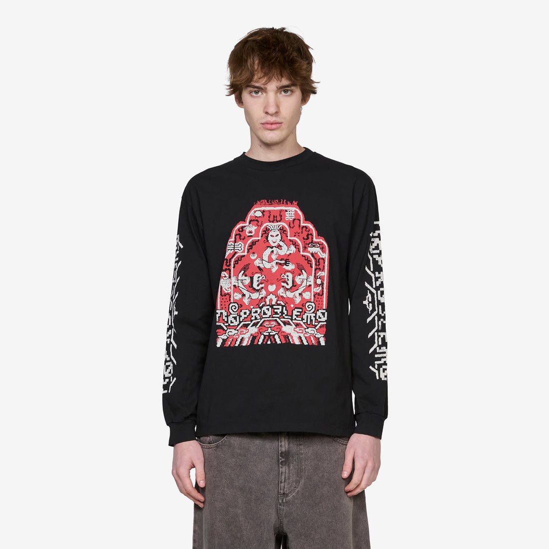 Rugged Longsleeve T-Shirt Black Tees