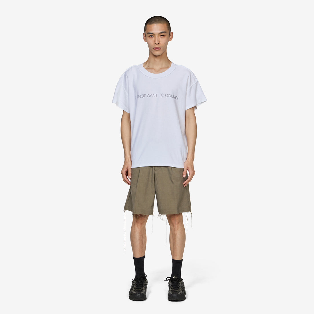 I Do Not Want To Collab T-Shirt White Tees