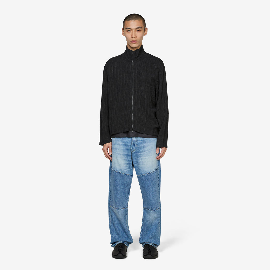 Shrunken Fullzip Obsidian Depth Woolcose Ridge Jumpers