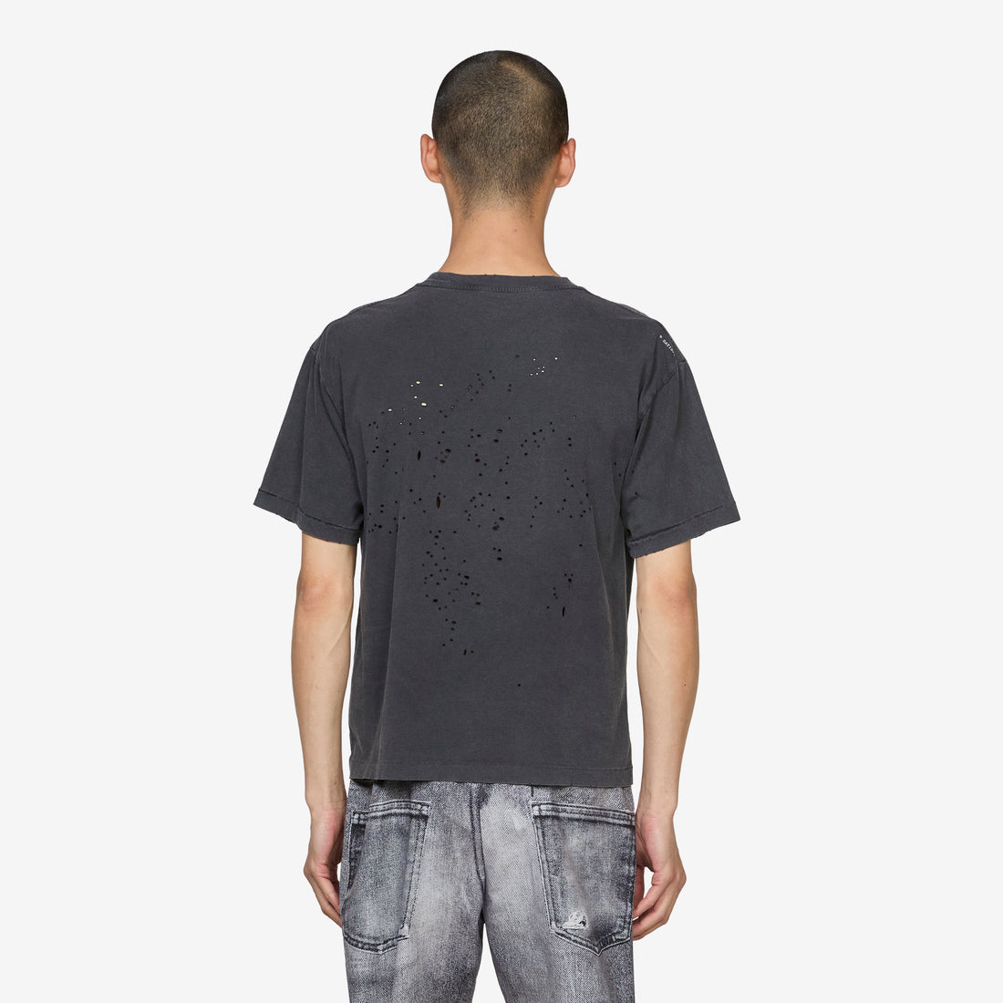MothTech™ T-Shirt Aged Black Pochoir Tees
