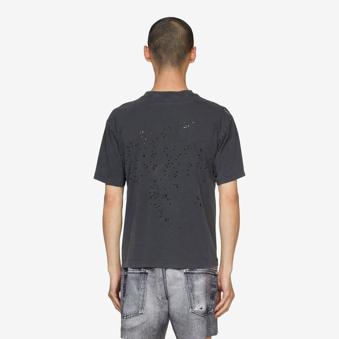 MothTech™ T-Shirt Aged Black AirBrush Glitter Tees