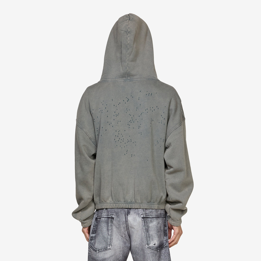 MothTech™ Hoodie Faded Black Jumpers
