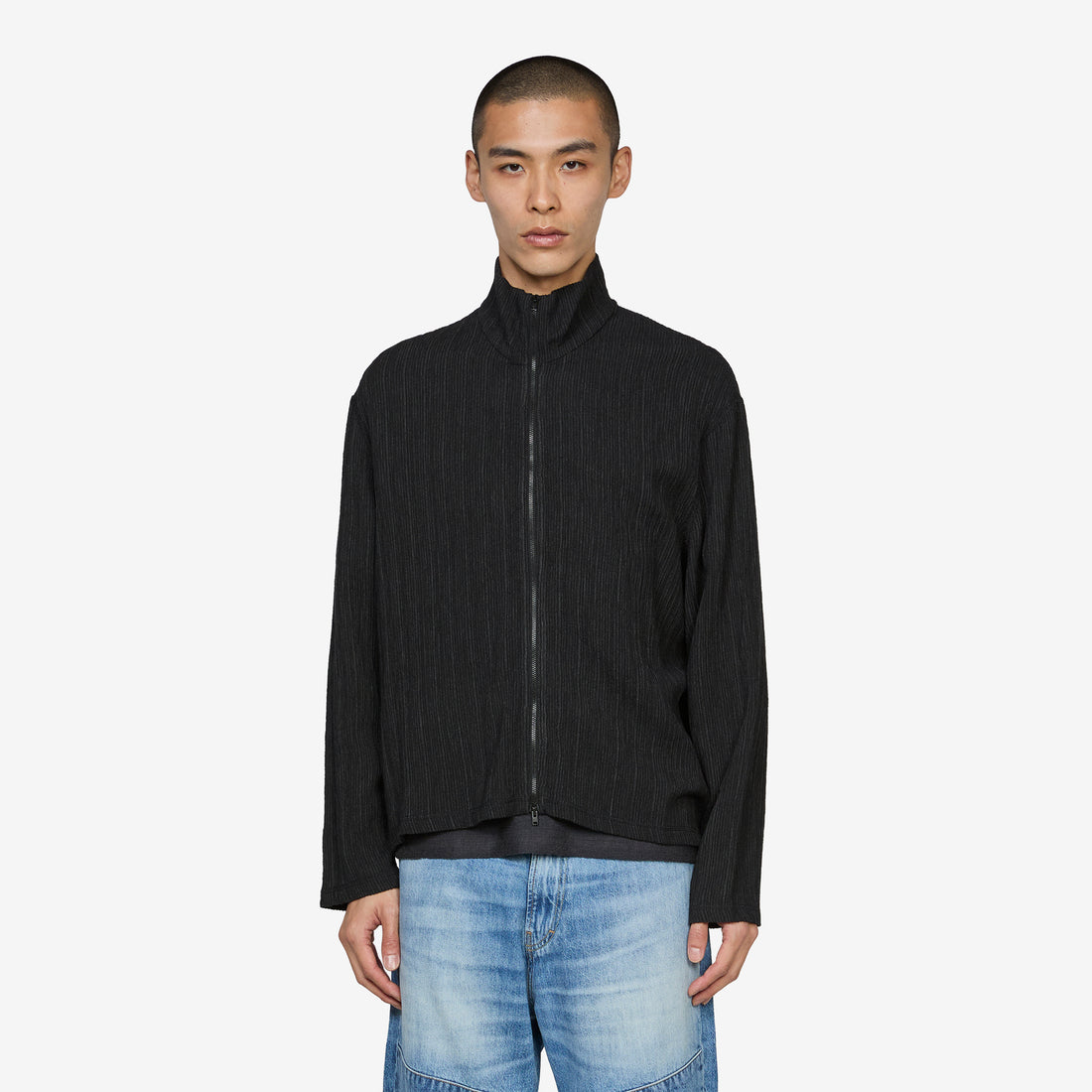 Shrunken Fullzip Obsidian Depth Woolcose Ridge Jumpers