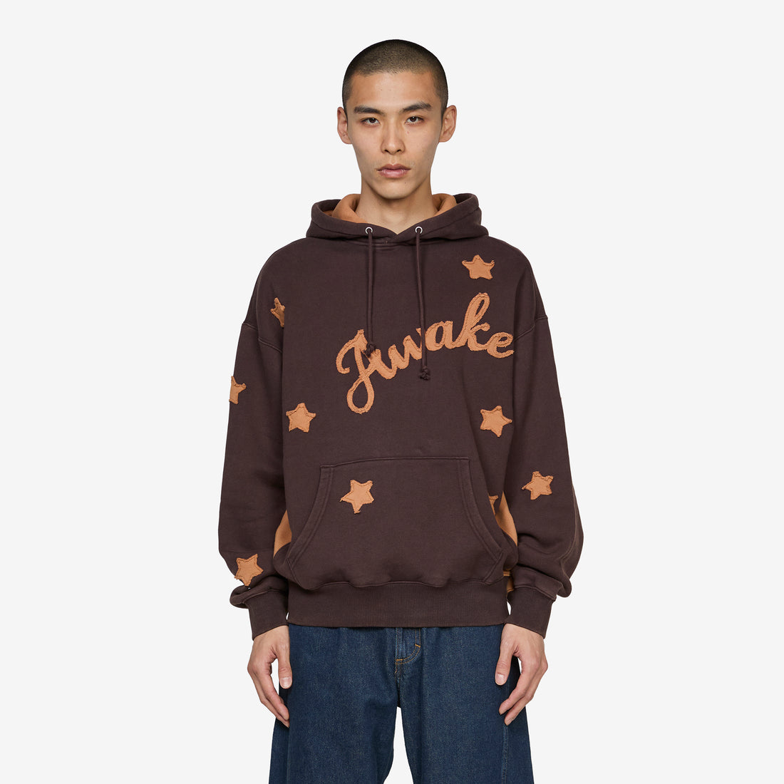 Starry Hoodie Brown Jumpers
