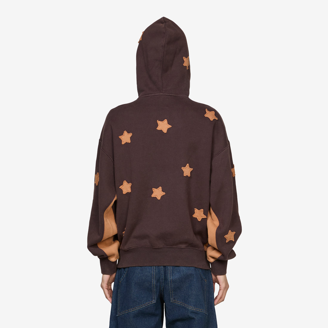 Starry Hoodie Brown Jumpers