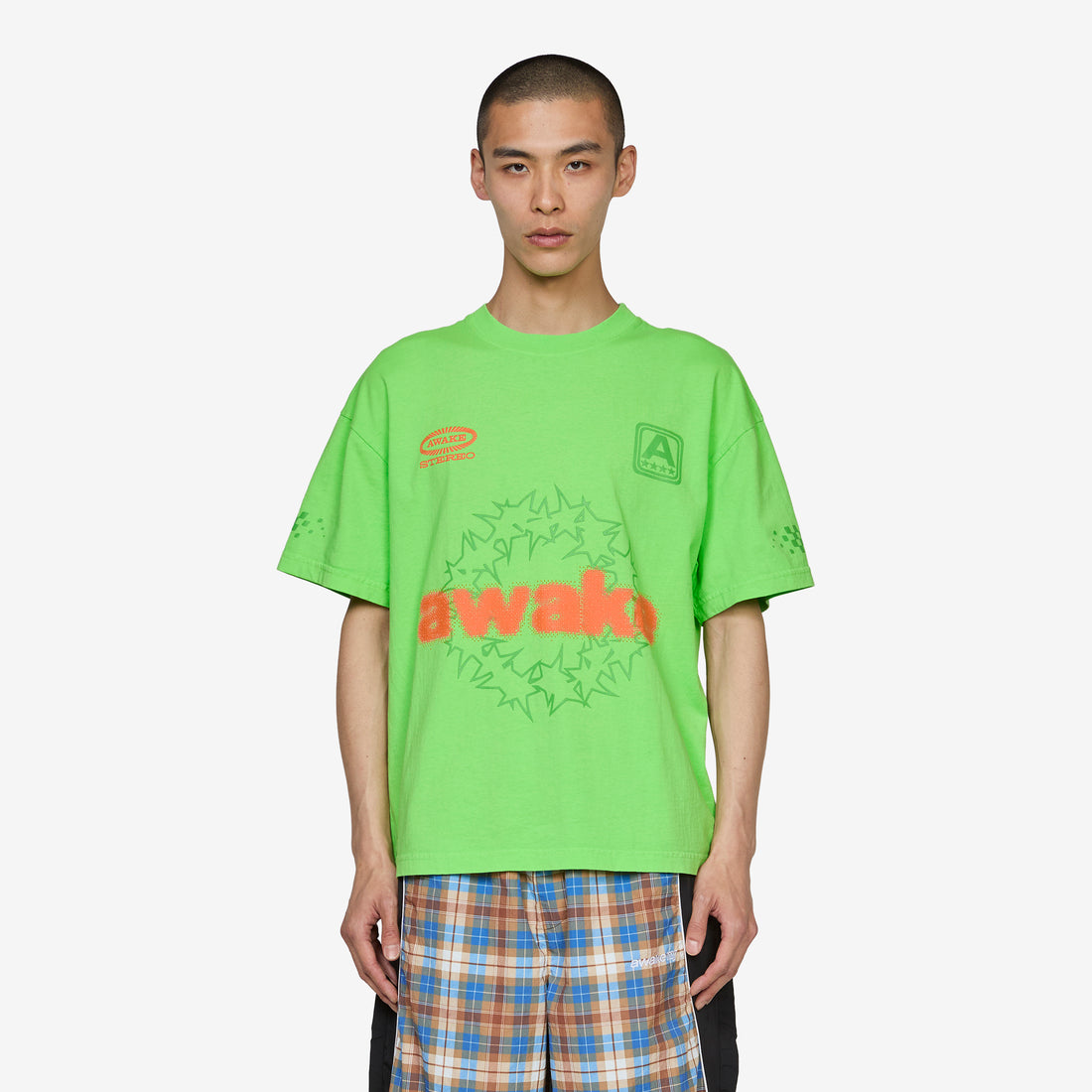 One Day At A Time T-Shirt Lime Green Tees