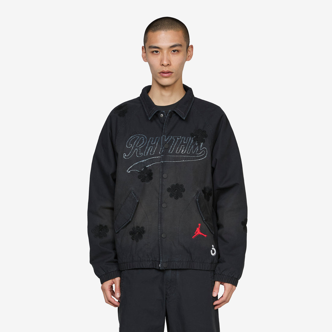 NOMARHYTHM TEXTILE x Bomber Jacket Black | University Red | White Jackets