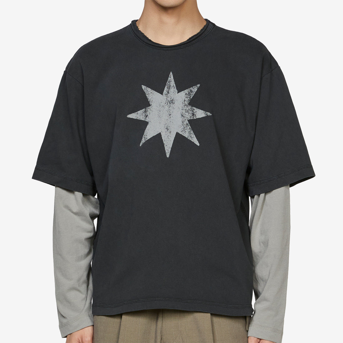 Star Dream Layer T-Shirt Black | Stone Tees