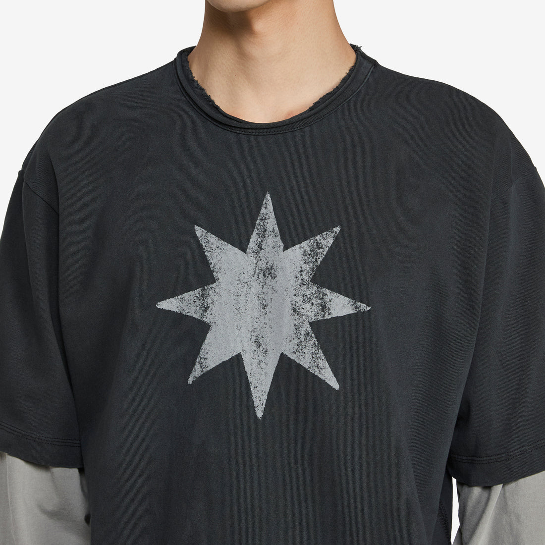 Star Dream Layer T-Shirt Black | Stone Tees