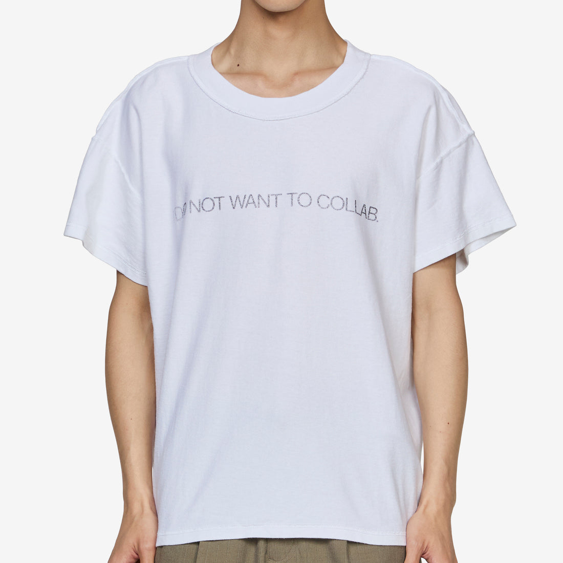 I Do Not Want To Collab T-Shirt White Tees