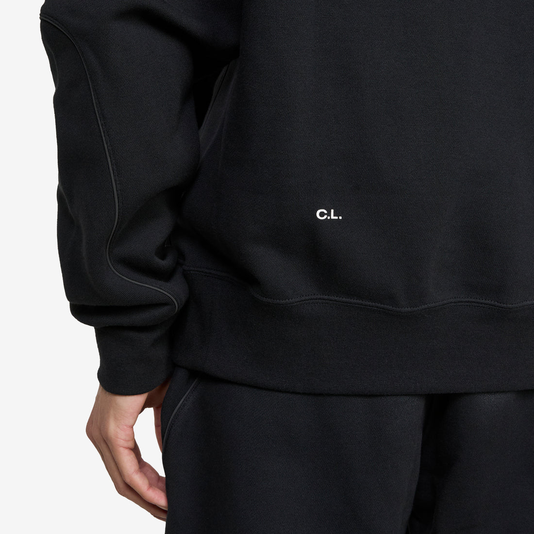NOCTA Fleece CS Hoodie Black | White Jumpers