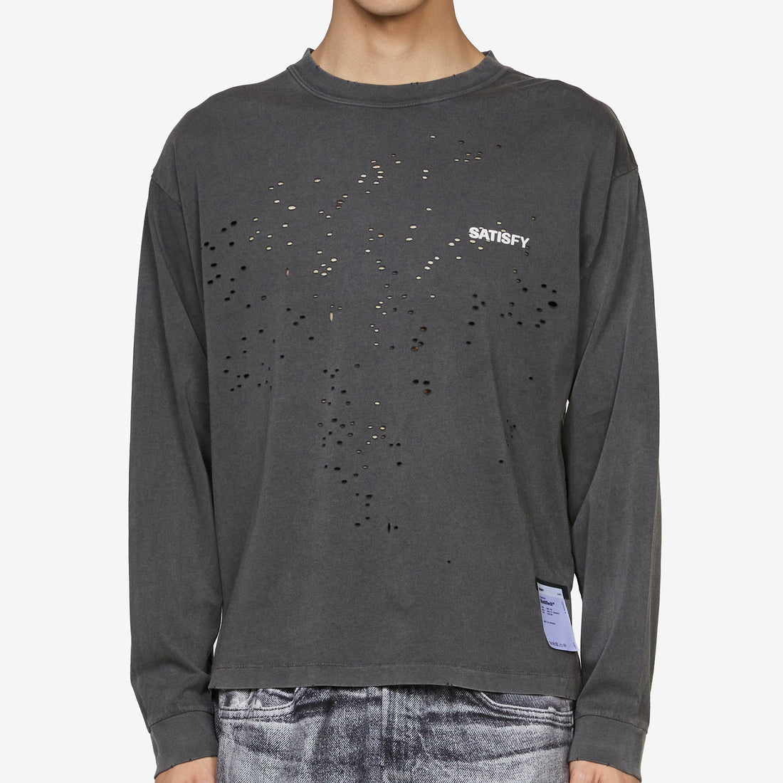 MothTech™ Long T-Shirt Aged Black SAB Tees