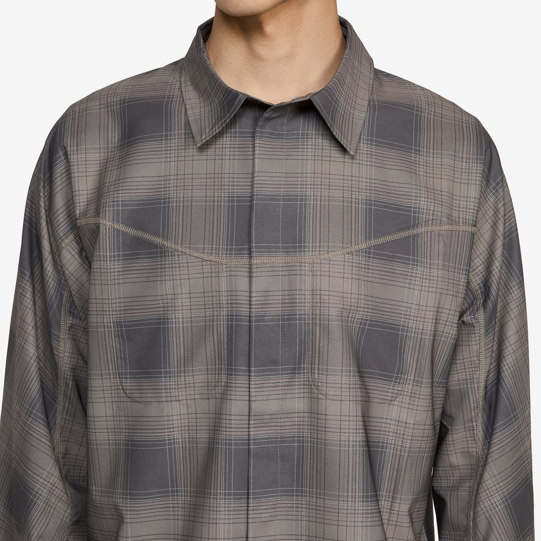 AmbientWarp™ River Shirt Check Green Shirts