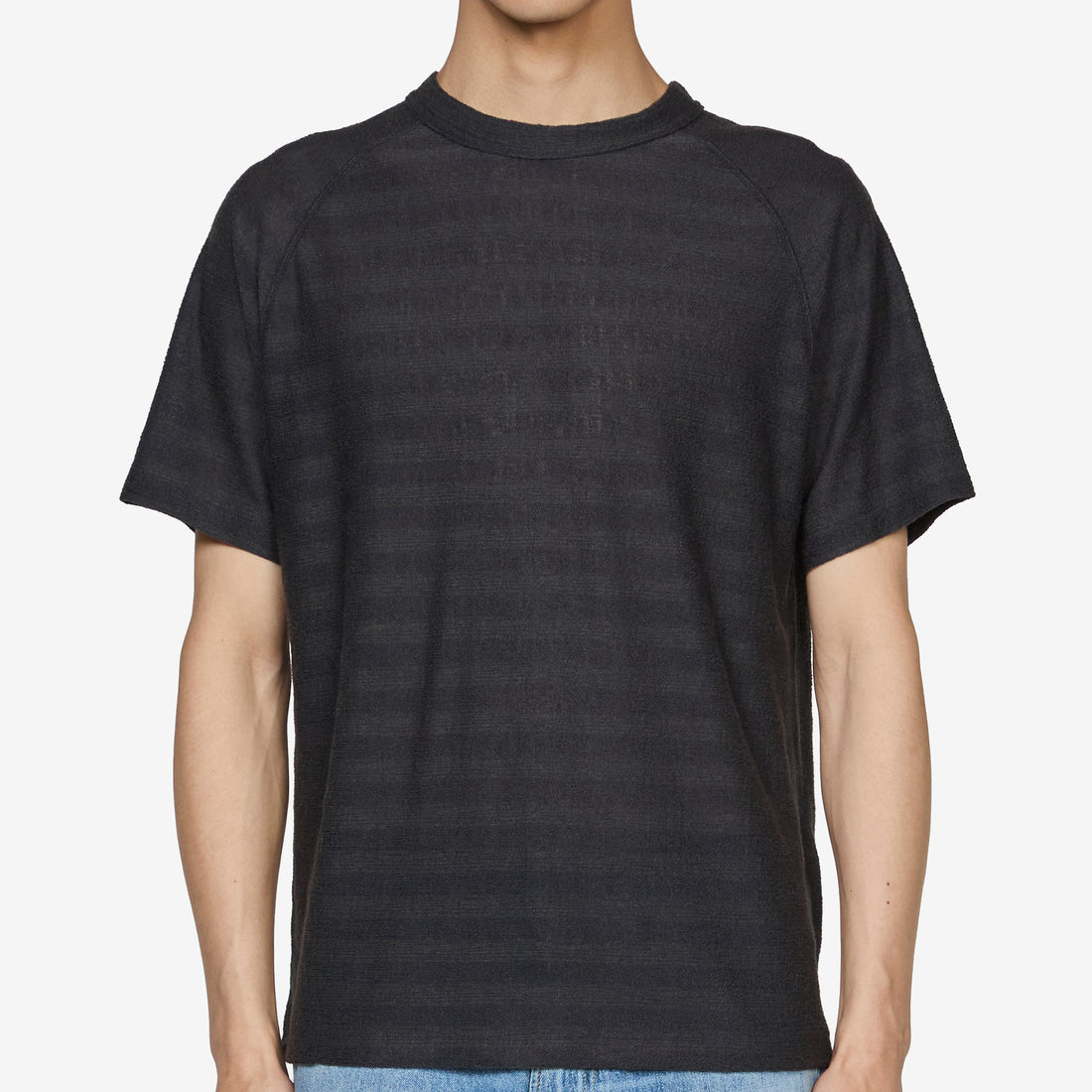 Arcade T-Shirt Night Soil Veil Wool Stripe Tees