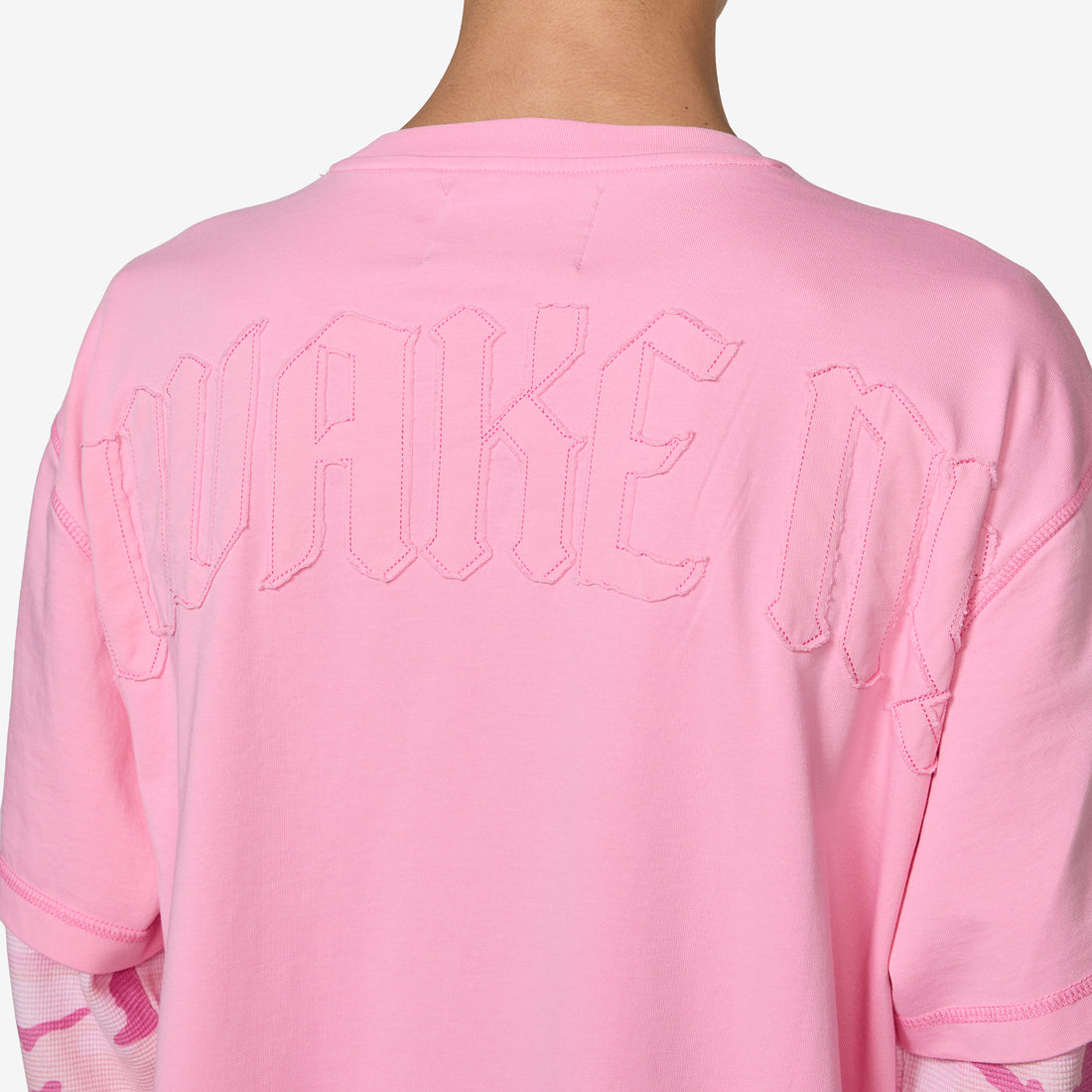 Skyline Waffle Longsleeve Shirt Pink Shirts