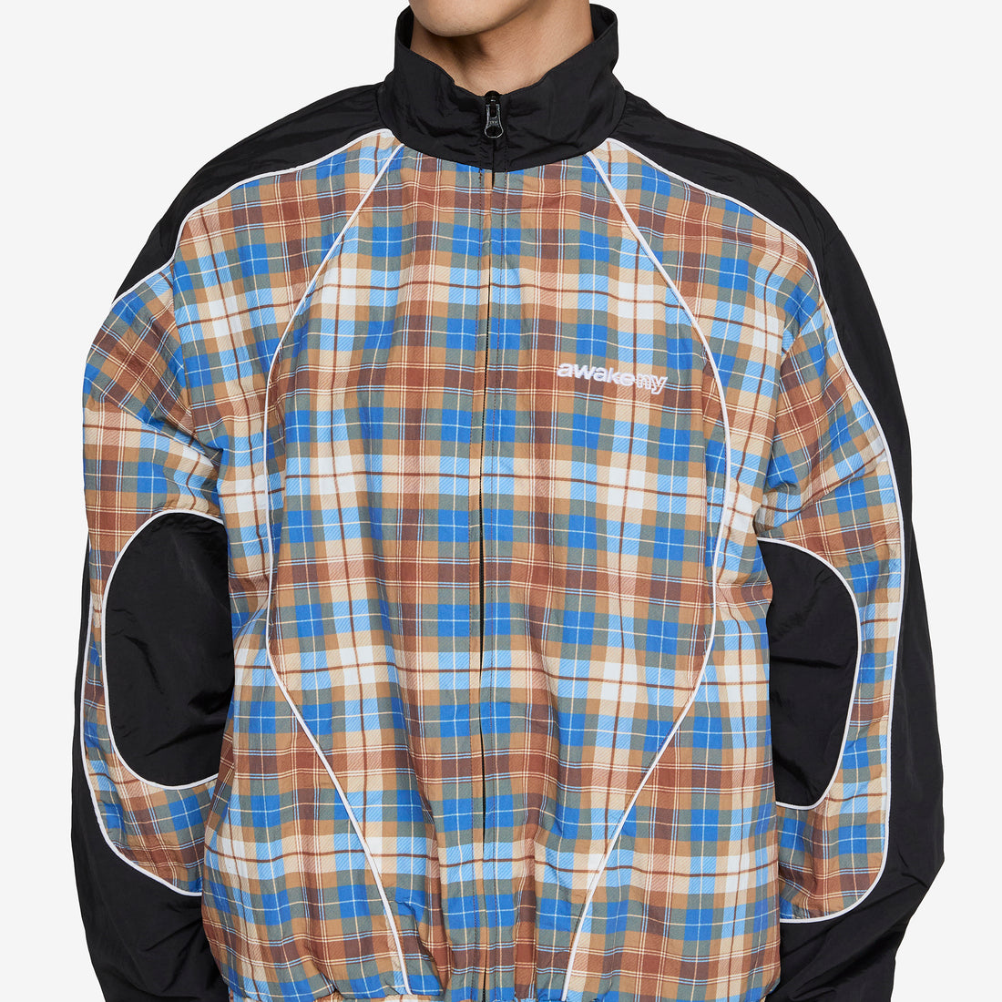 Les Performance Track Jacket Plaid Jackets