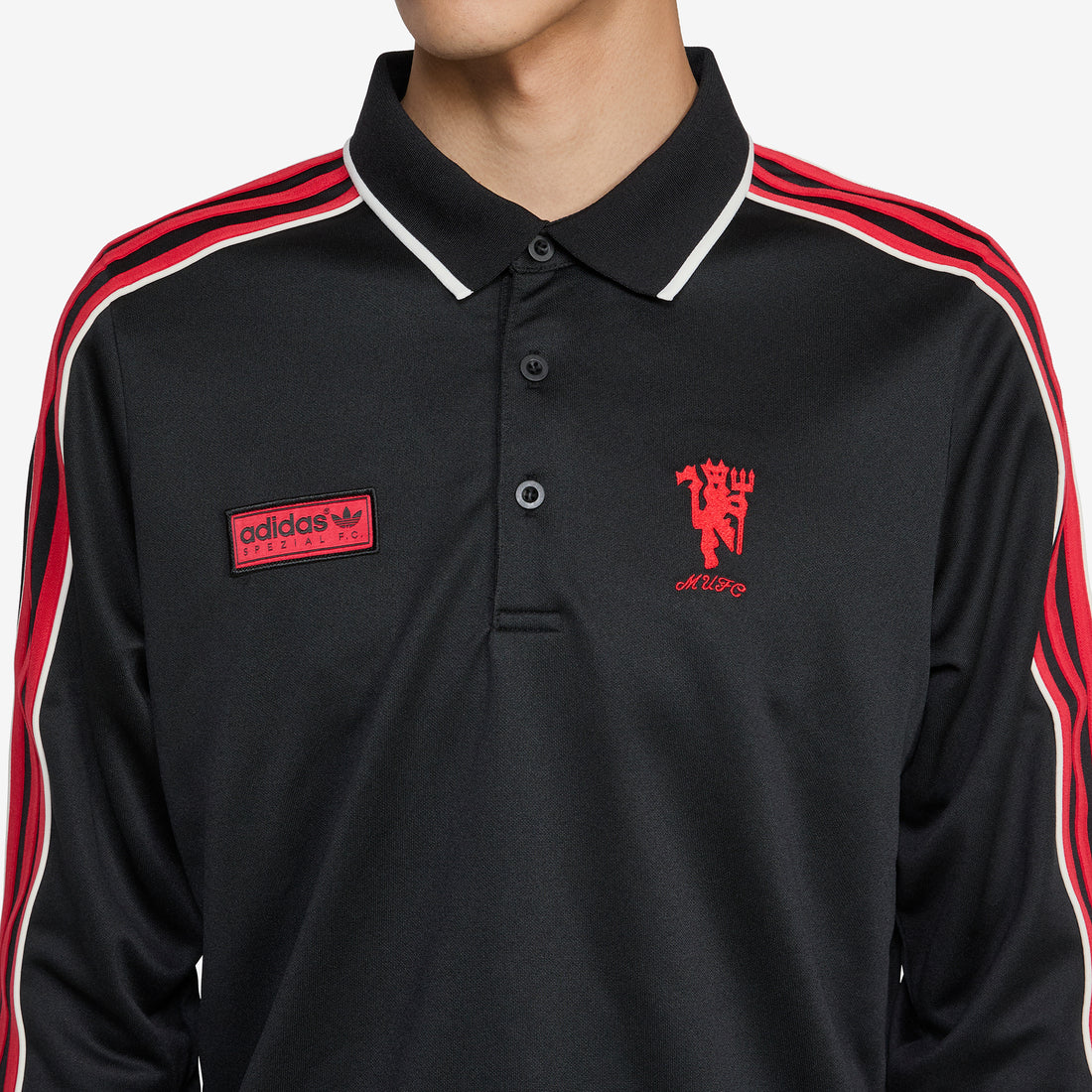 SPZL F.C. Manchester United Polo Black Shirts