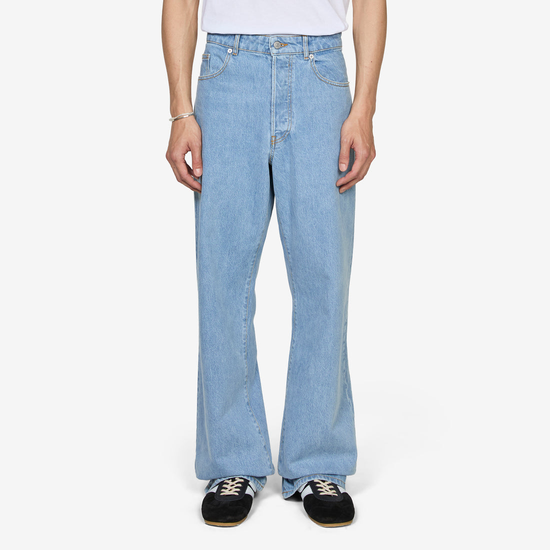 Straight Leg Jeans Light Blue Pants