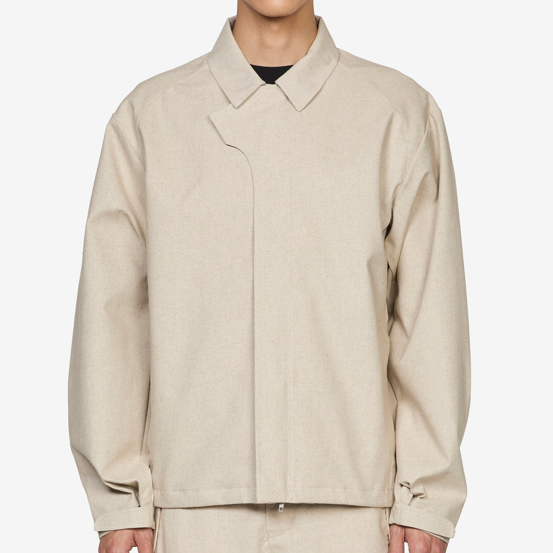 Waypoint Linen Cotton Mixed WP Jacket Beige Jackets