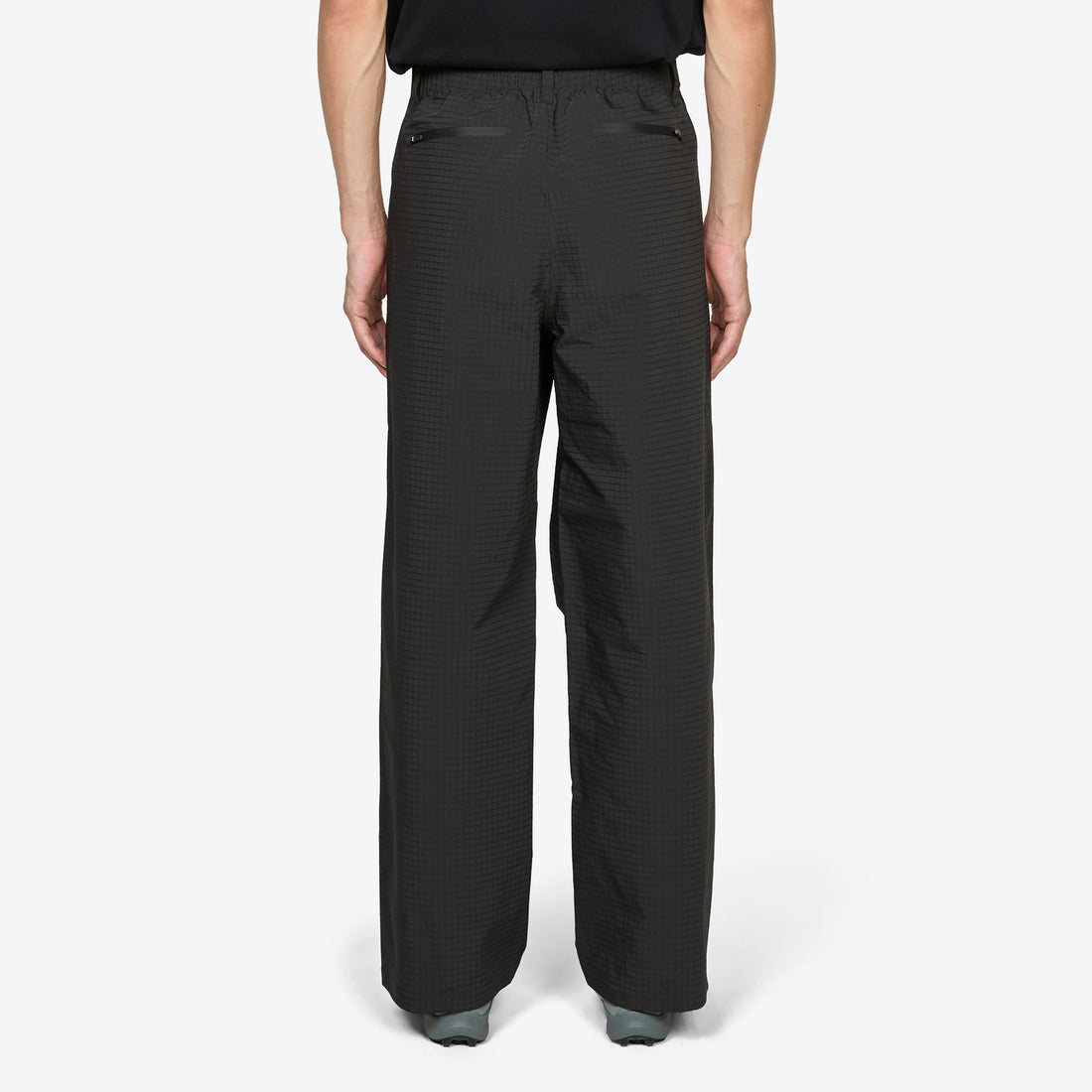 Waypoint Ripstop Pleated Trouser Charcoal Black Pants