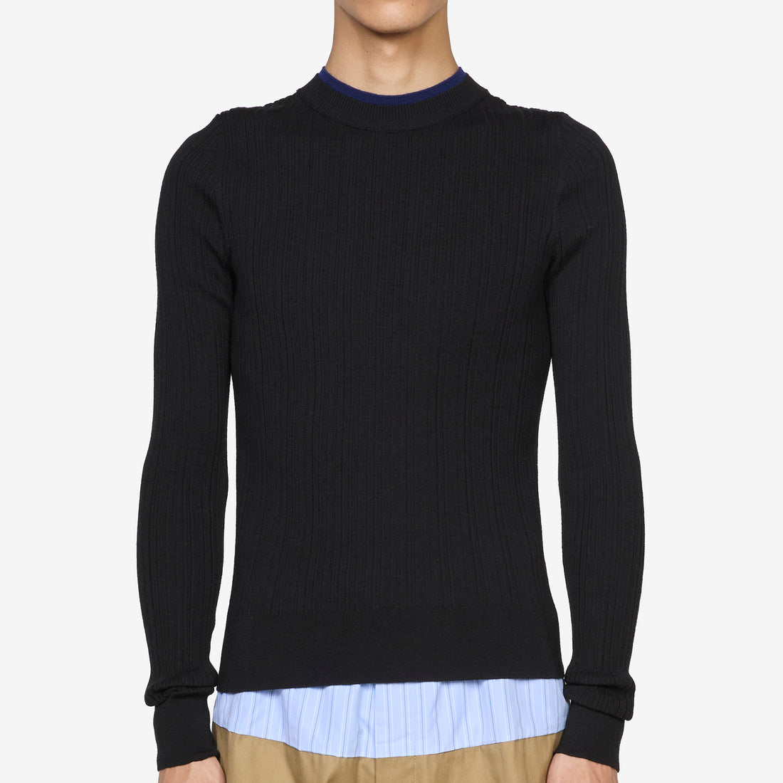 Merino Wool Sweater Black Jumpers
