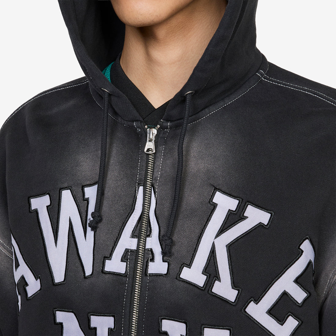 Collegiate Arch Zip Hoodie Black Jumpers