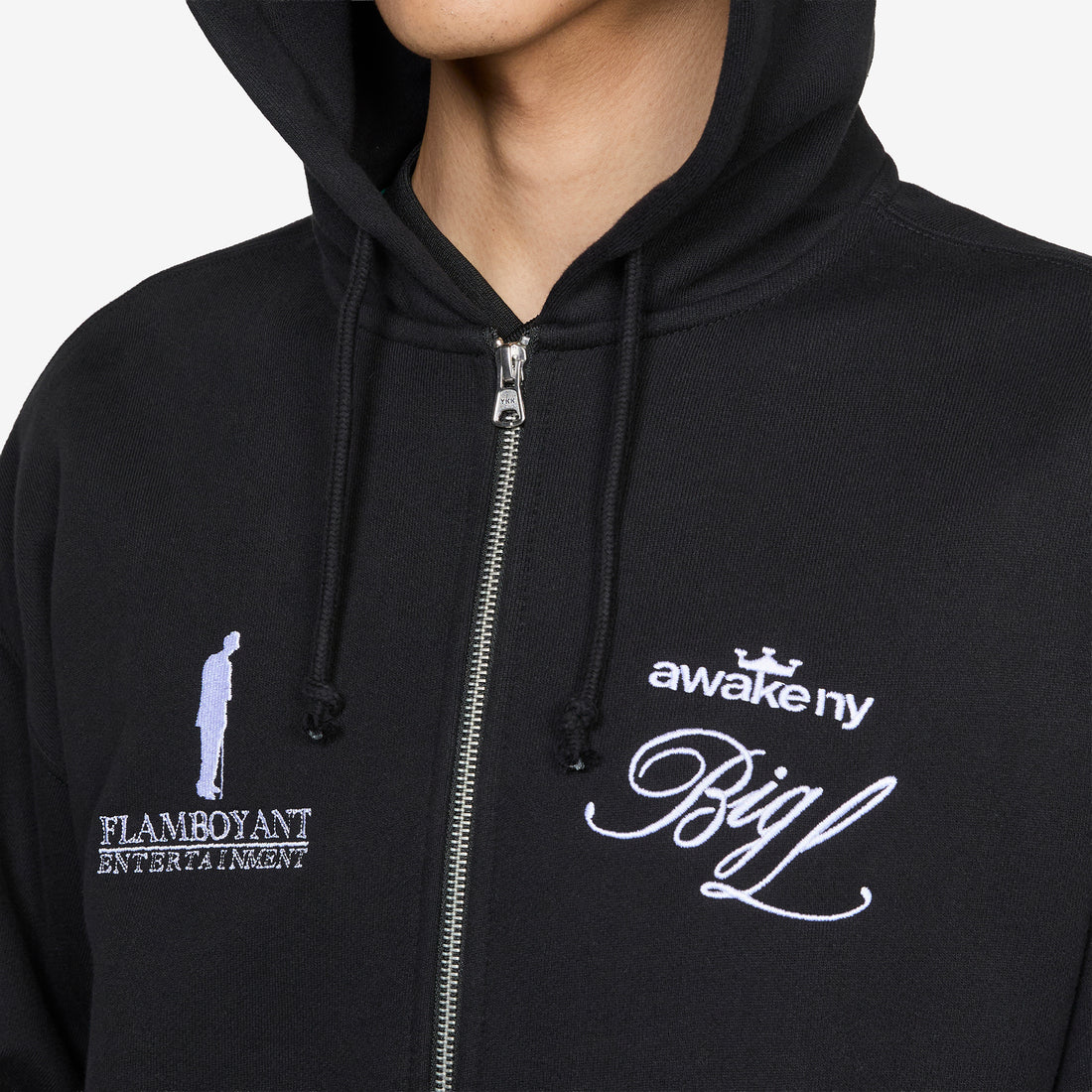 The Big Picture Zip Hoodie Black Jumpers
