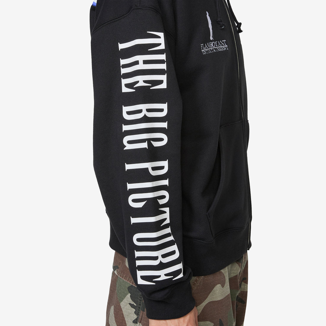 The Big Picture Zip Hoodie Black Jumpers