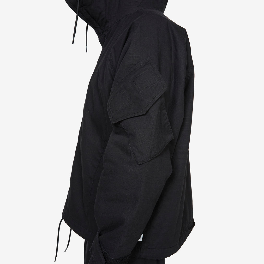Quilted Short Blouson Jacket Black Jackets