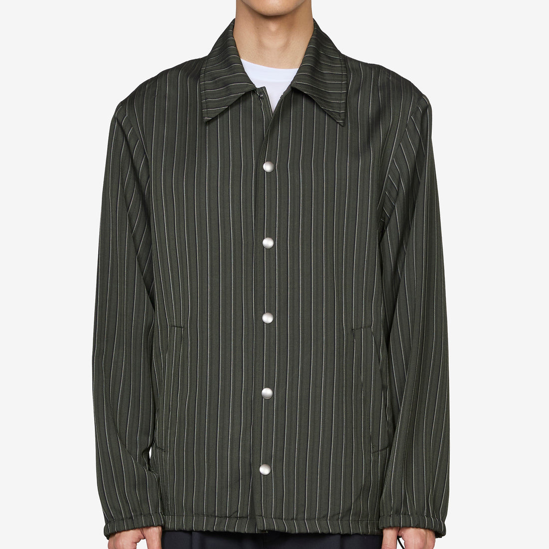 Viscose Shell Jacket Dark Green Jackets