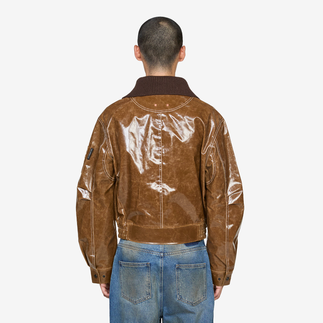 MIKOOS26 Bomber Jacket Brown Jackets