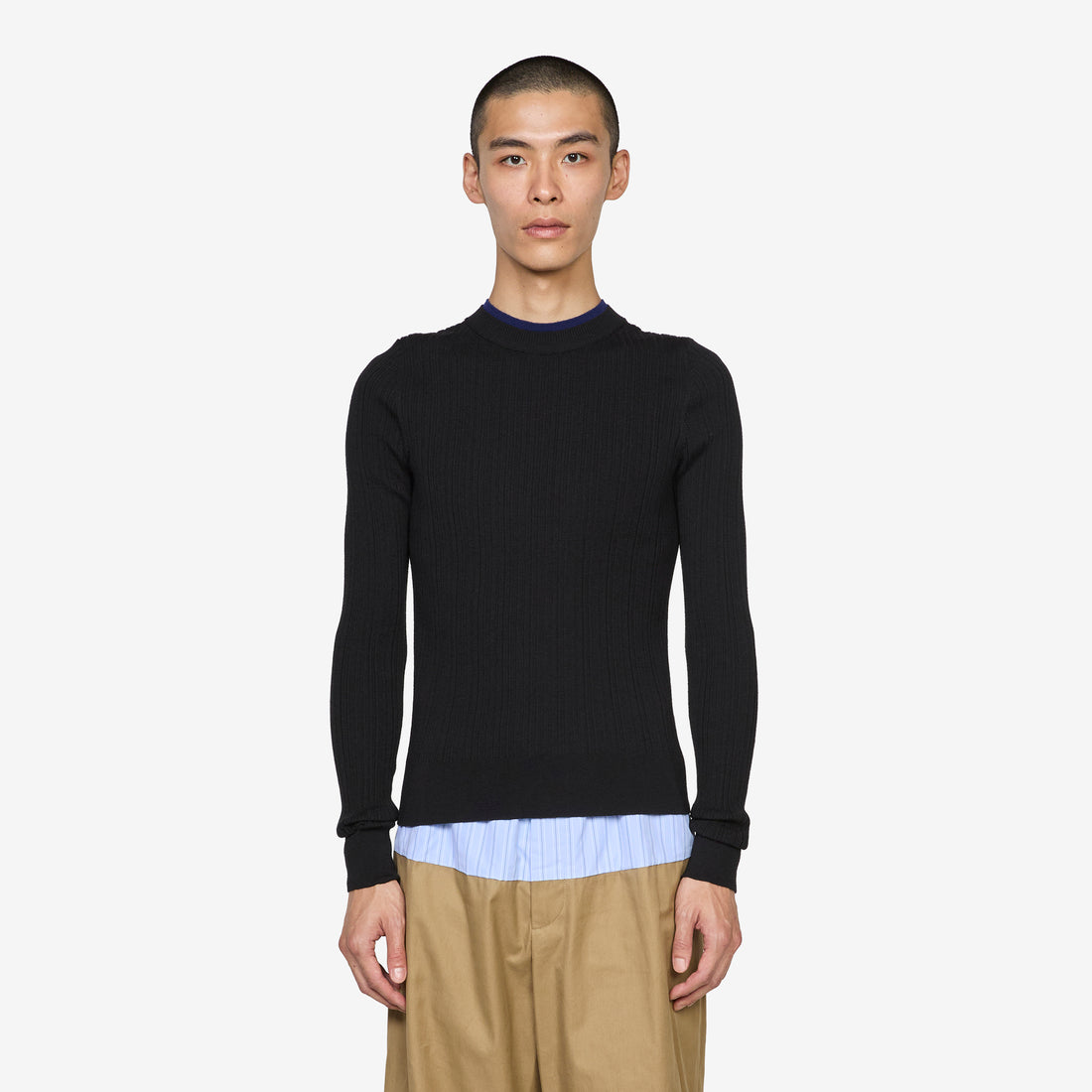 Merino Wool Sweater Black Jumpers