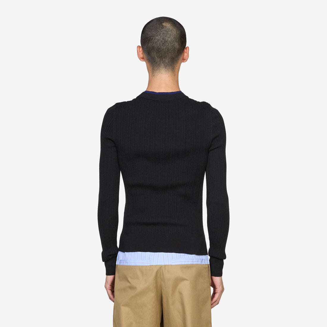 Merino Wool Sweater Black Jumpers