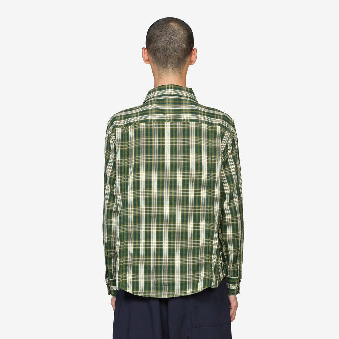 Verdant Check Longsleeve Shirt Green Shirts
