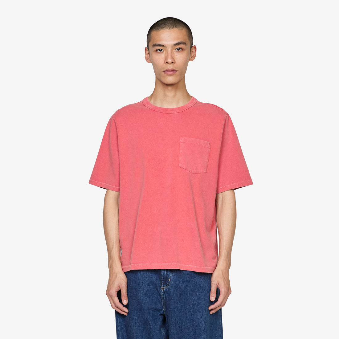 Garment Dye T-Shirt Red Tees