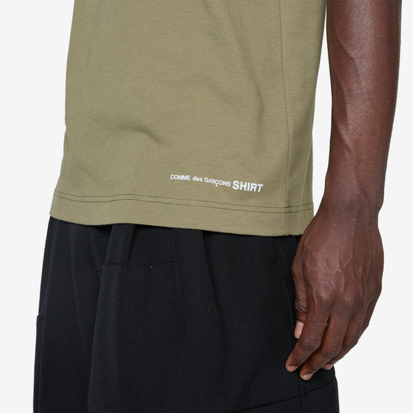 Oversized Logo T-Shirt Khaki